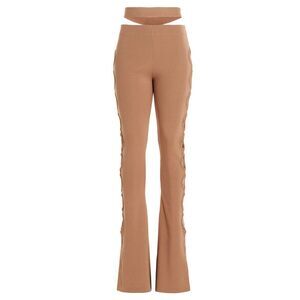 Andreādamo Women Cut Out Pants With Lacing